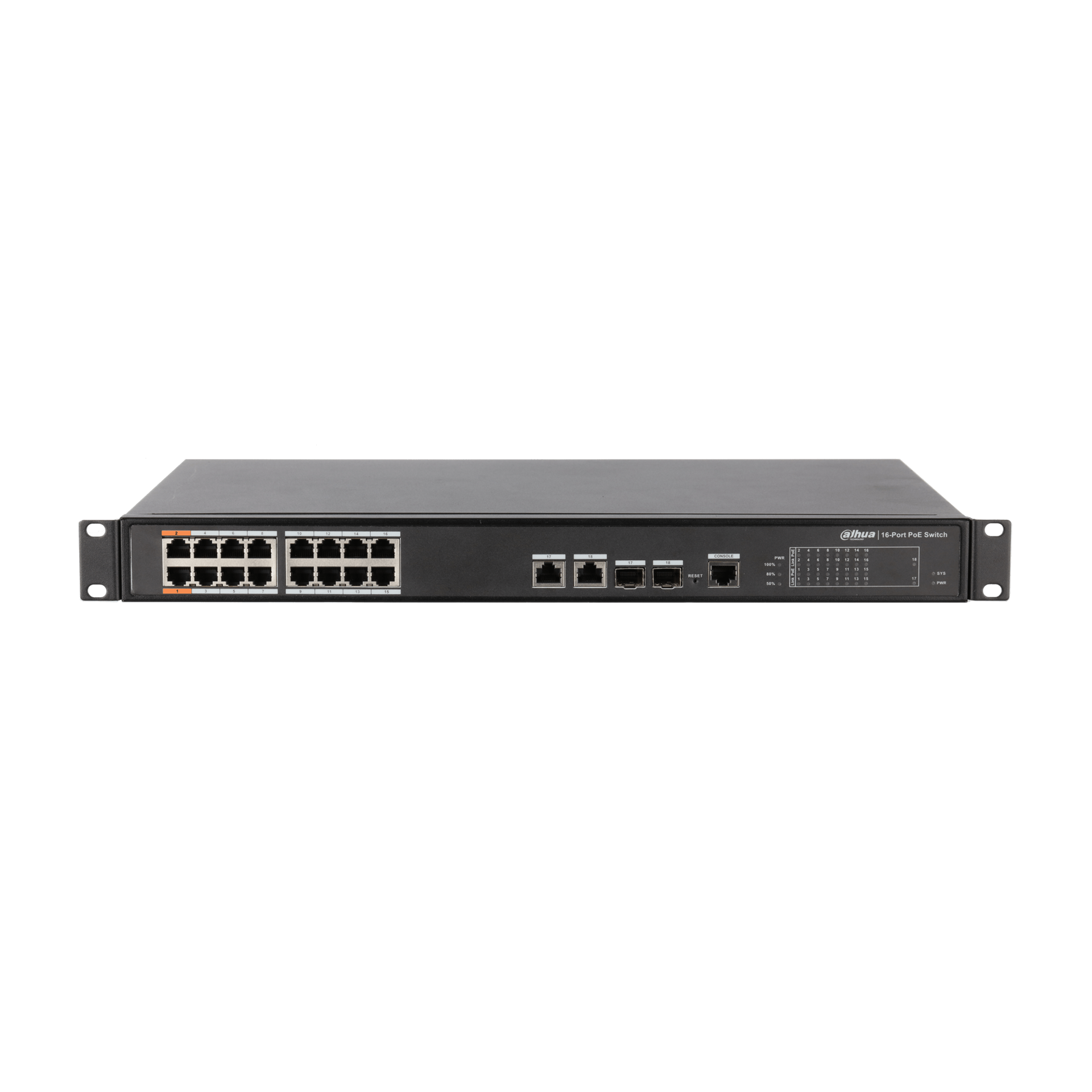 PFS421816GT190 16Port PoE Gigabit Managed Switch Dahua