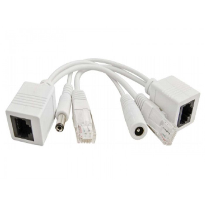 Εικόνα της P-POE1 Ethernet Power Cable Pulsar set of adapters with RJ45 or 2.1 / 5.5 connectors