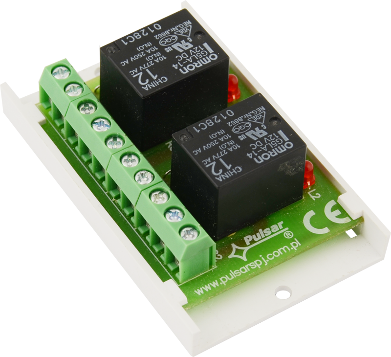 Εικόνα της AWZ529 Relay Module PCB 2xC/NC/NO (fuse) Pulsar