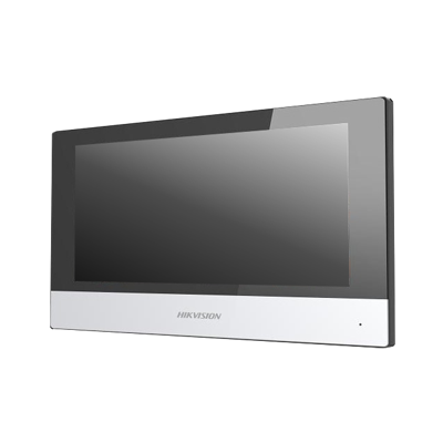 Picture of DS-KH6320-WTE2 7" TFT Screen Indoor Station Black (2-Wire)