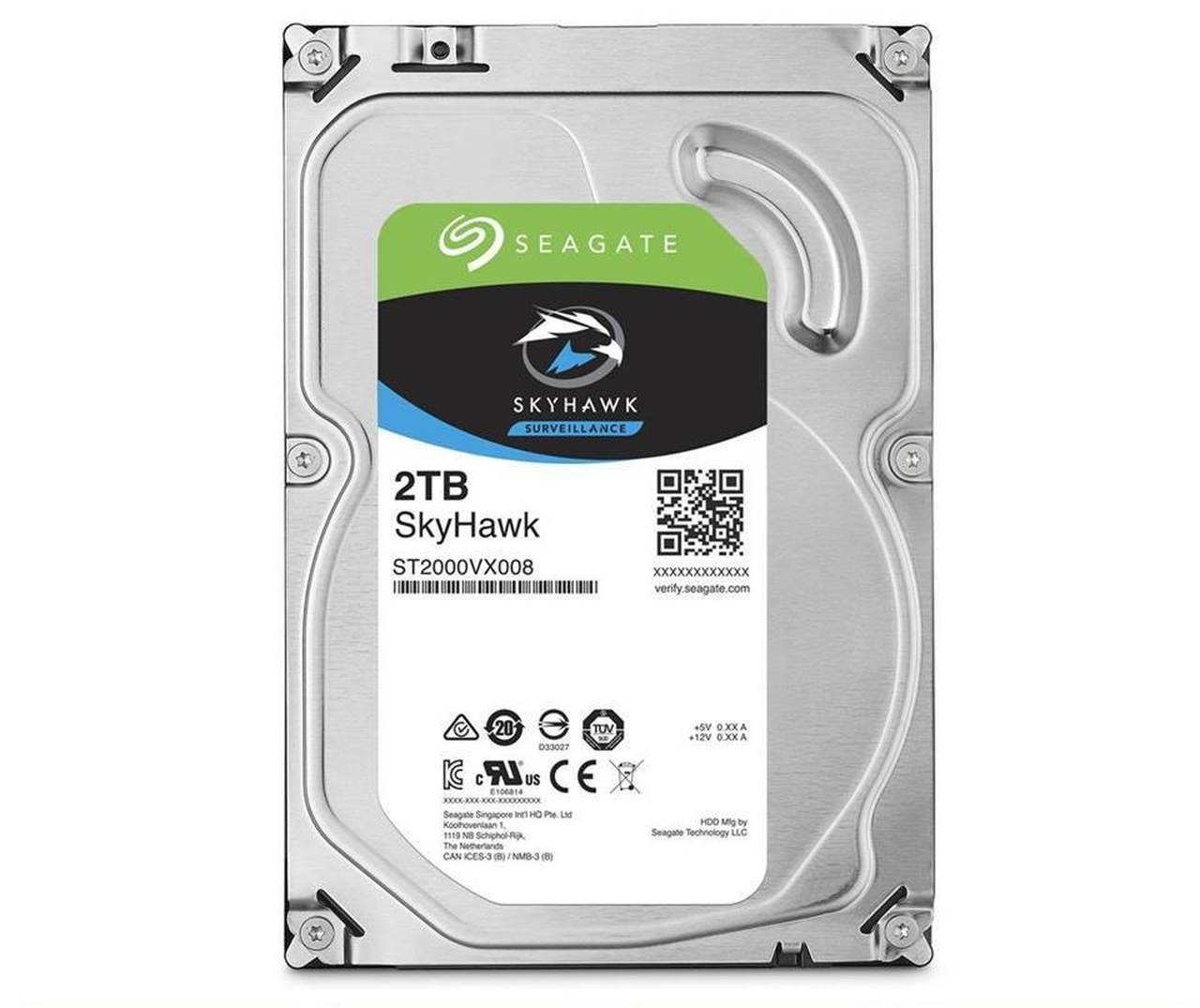 Picture of HARD DISC 3.5'' 2TB  ST2000VX008 SEAGATE SKYHAWK SATA3
