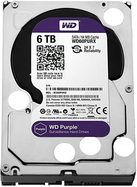 Picture of HDD WD PURPLE 6TB WD60PURZ