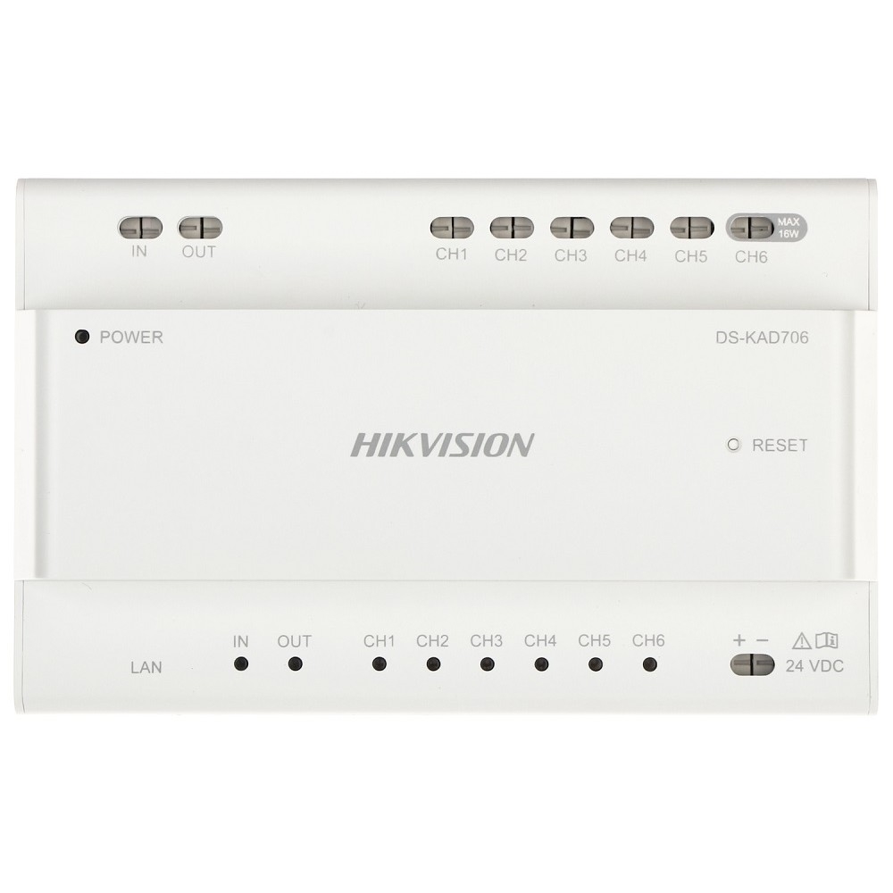 Picture of DS-KAD706 Two-Wire Video/Audio Distributor Hikvision