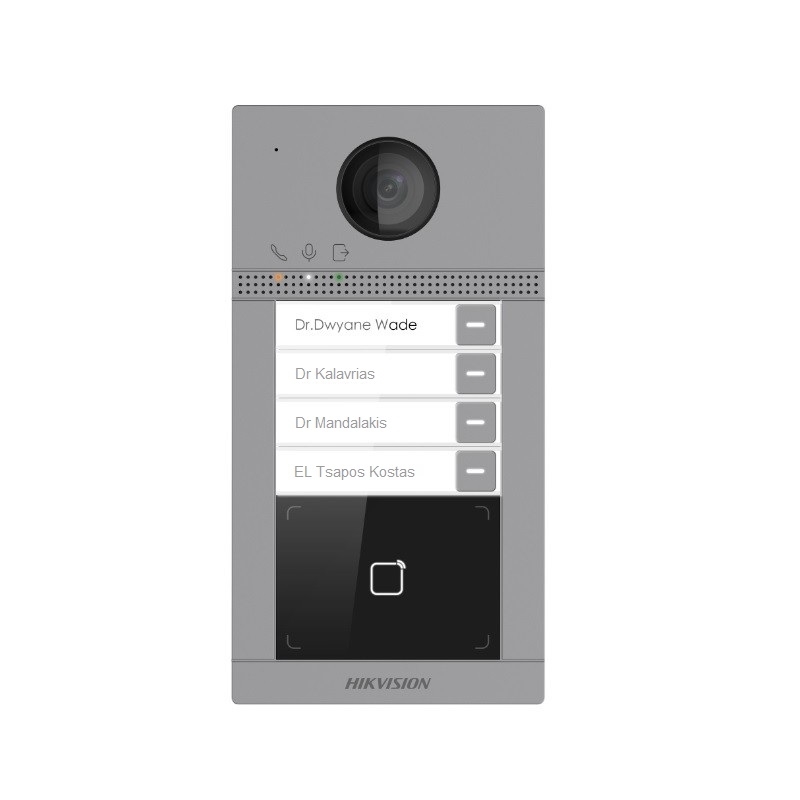 Picture of DS-KV8413-WME1 2MP 4 Button Video Intercom Module Door Station WiFi