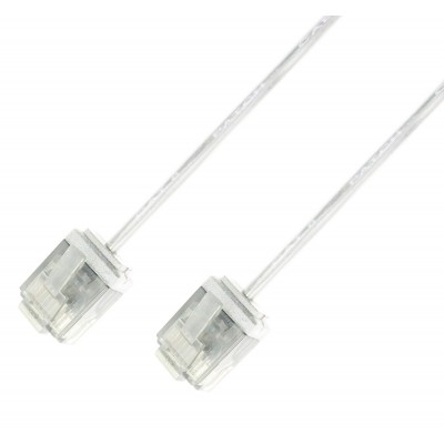 Picture of ICOC U6-SLIM-015T UTP Grey  1,5 m Network Patch Copper Cable Ultra Slim Cat.6