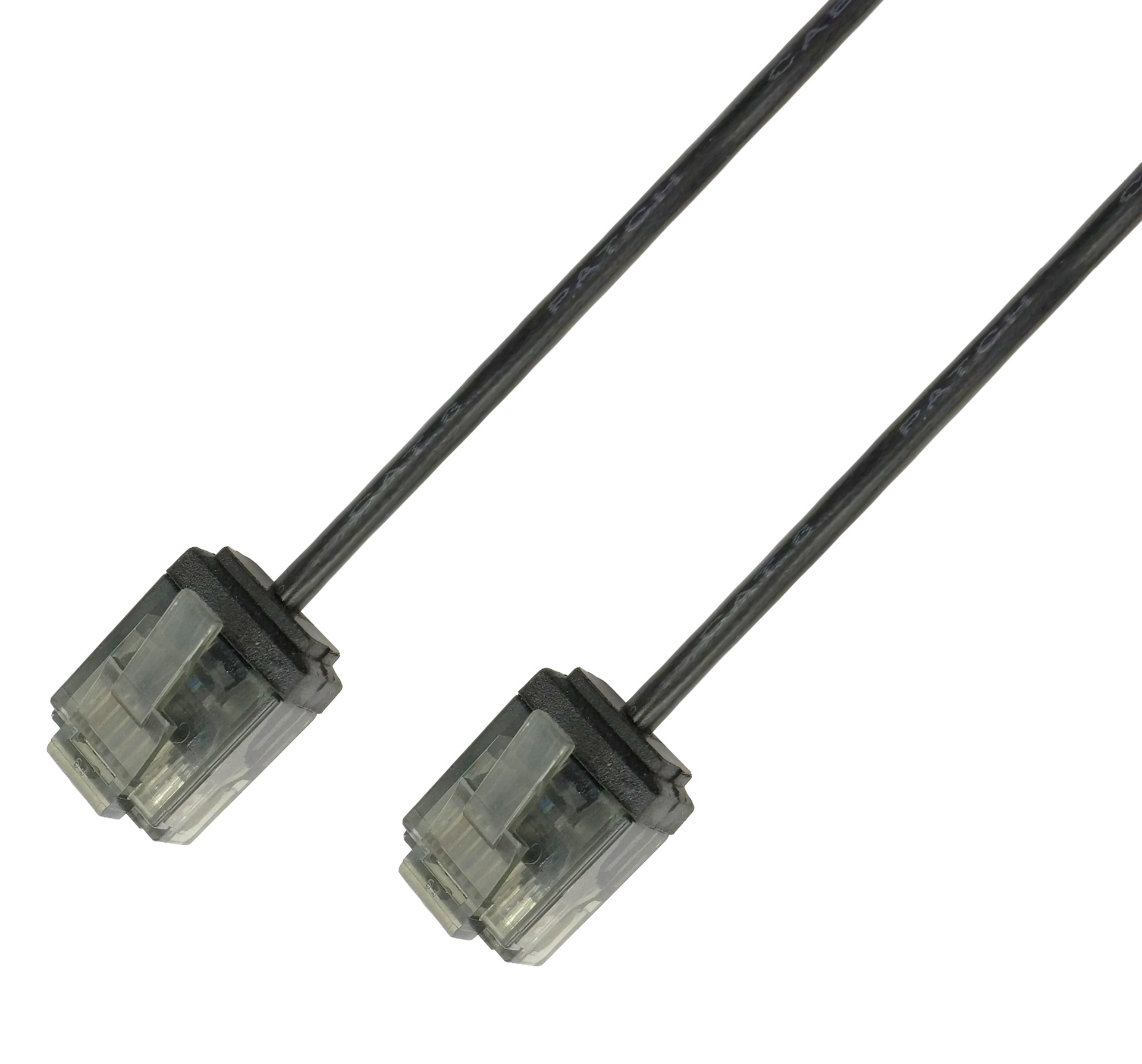 Εικόνα της ICOC U6-SLIM-100BKT UTP Black 10 m Network Patch Copper Cable Ultra Slim Cat.6