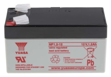 Picture of Battery VRLA Lead Acid 12V-1.2Ah Yuasa