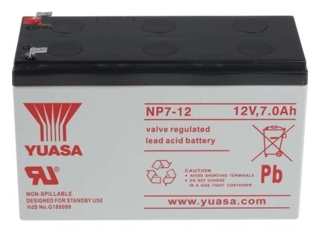 Picture of Battery VRLA Lead Acid 12V-7.0Ah Yuasa