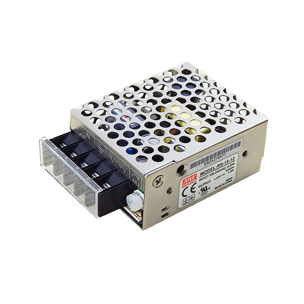 Εικόνα της RS-15-12  Power Supply 15W 12VDC 1.3A Meanwell