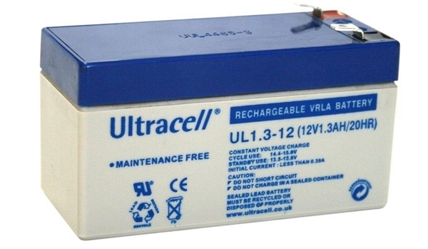 Εικόνα της Battery VRLA Lead Acid 12V-1.3Ah UltraCell