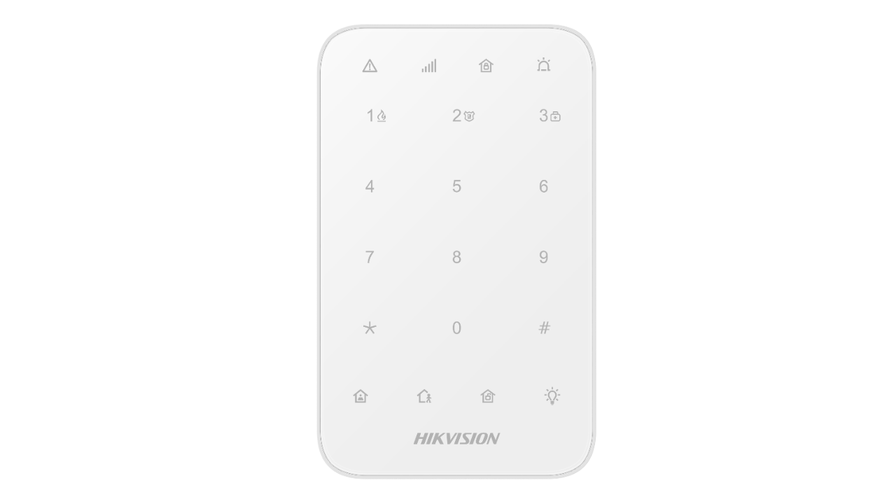 Εικόνα της DS-PK1-E-WE  Wireless Keypad Ax Pro Hikvision