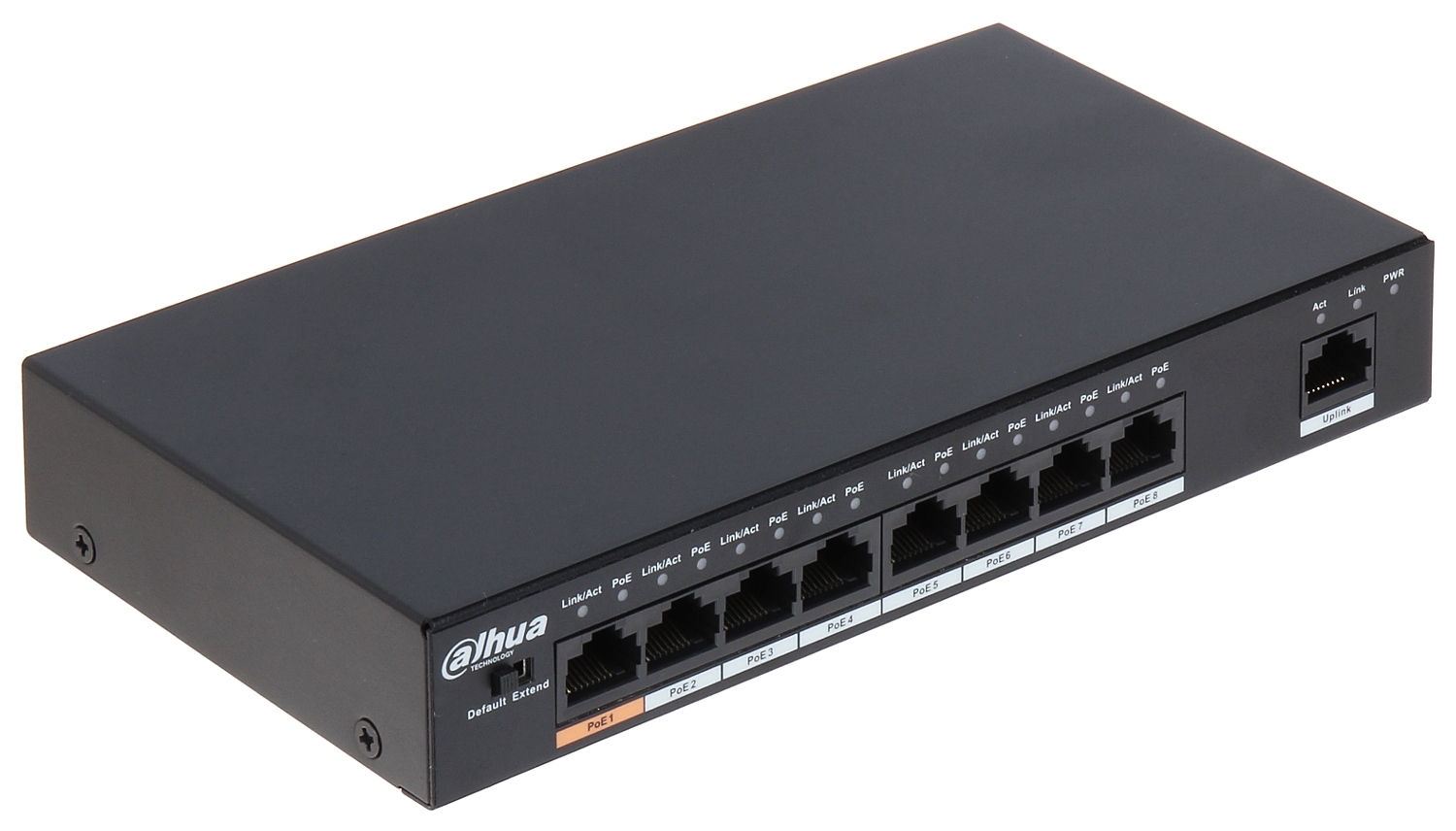 Picture of PFS3009-8ET1G  9-Port Unmanaged Desktop Switch with 8-Port PoE Dahua