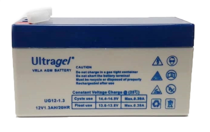 Picture of Battery VRLA Lead Acid 12V-1.3Ah UltraGell