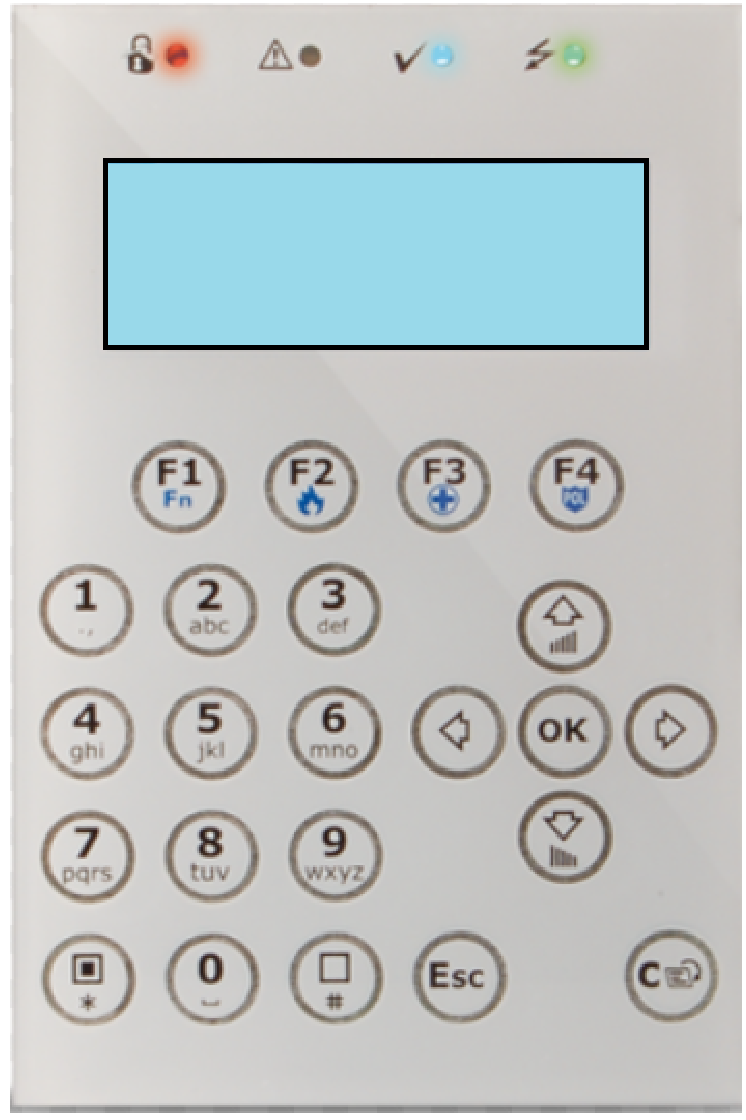 Picture of CONCEPT/GB  Graphic LCD Keypad INIM
