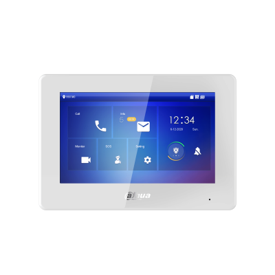 Picture of VTH5422HW  Indoor Monitor 7-inch Touch Screen IP & 2-wire PoE Dahua