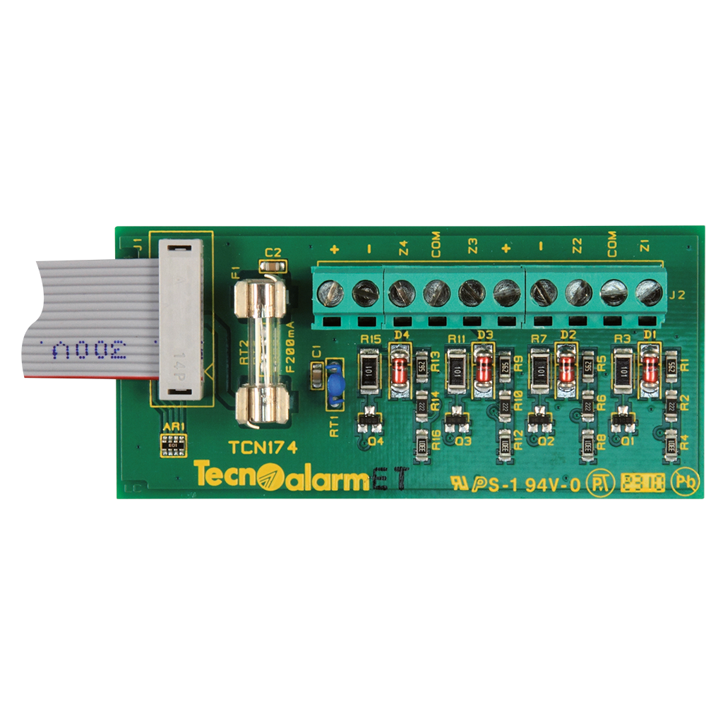 Εικόνα της ESP4-20 Expansion Module with 4 Wired Inputs Tecnoalarm