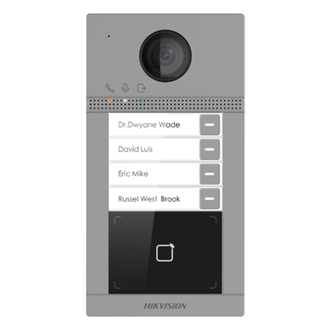 Picture of DS-KV8413-WME1(B)  4 Button Metal Villa Door Station WiFi Hikvision
