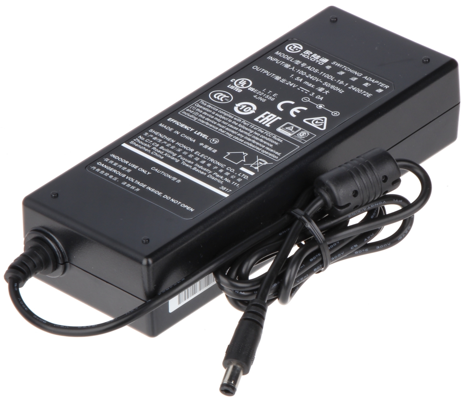 Εικόνα της ADS-110DL-19-1-240072E  Power Supply Adapter 24VDC Dahua