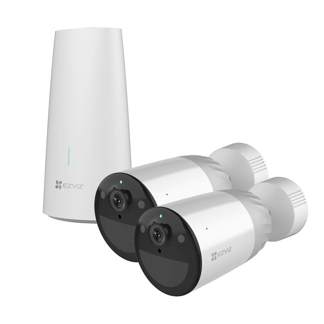Εικόνα της CS-BC1-B2  Smart Security kit System 2MP IP White Wi-Fi Camera 2.8mm Indoor & Outdoor with Base Ezviz