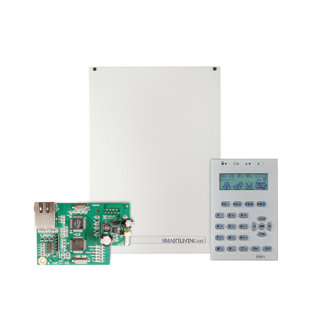 Picture of Alarm Kit Smartliving 515 + Ncode + SmartLAN/SI Inim