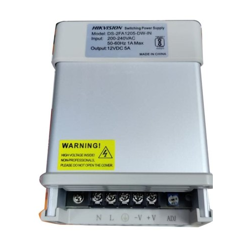 Εικόνα της DS-2FA1205-DW-IN  Switching Mode Power Supply 12 VDC, 5A Hikvision