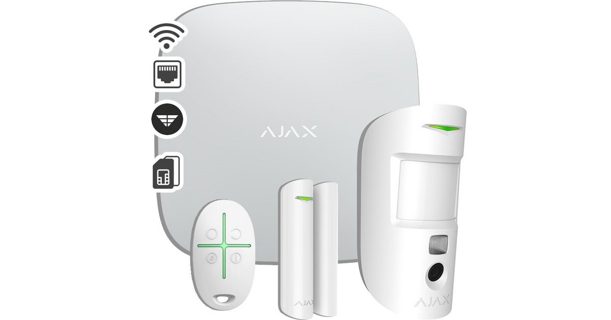 Εικόνα της Starter Kit Cam Plus White AJAX 20294-WH1