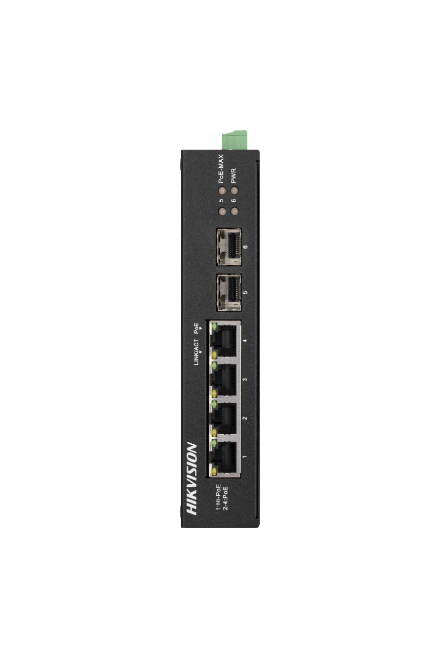 Picture of DS-3T0506HP-E/HS  4 Port Gigabit Unmanaged POE Switch Hikvision