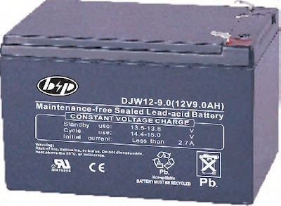 Εικόνα της Battery VRLA Lead Acid 12V-9.0Ah B&P