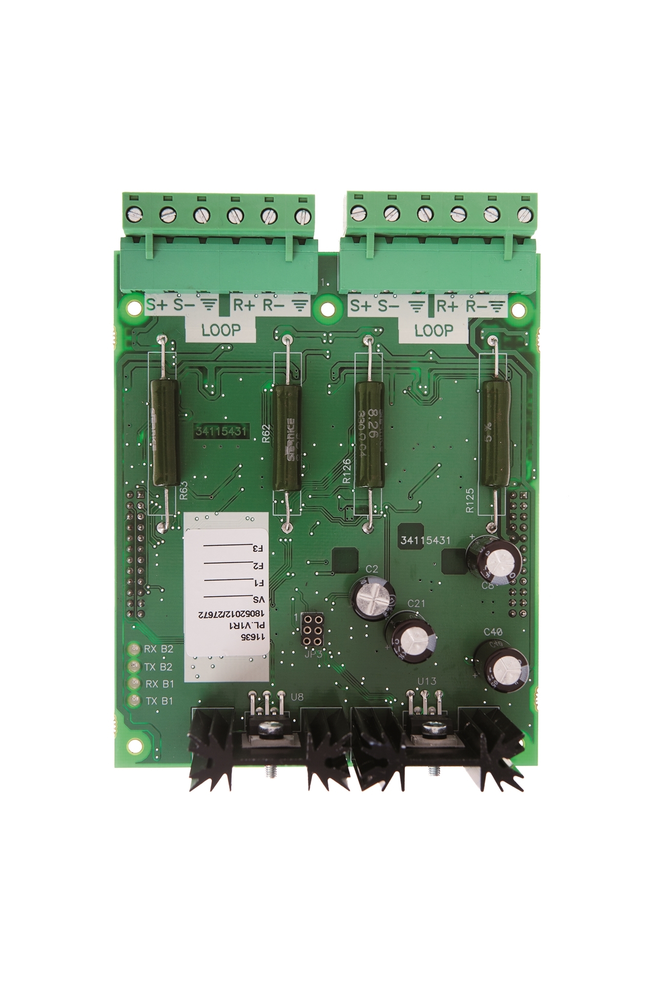 Picture of TBUD-250 Κάρτα Επέκτασης 2 loops με Microprocessor για Modular Διευθυνσιοδοτούμενους Πίνακες CAD-250