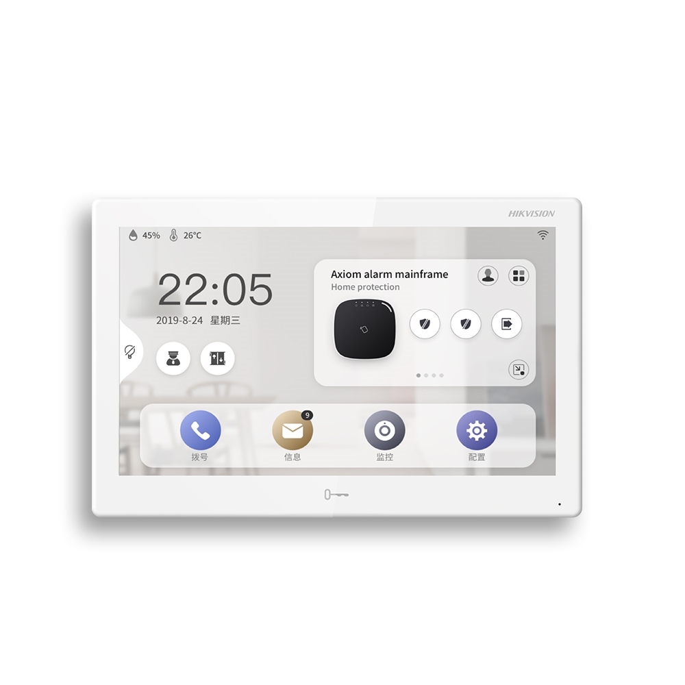 Εικόνα της DS-KH9510-WTE1(Β)  10.1-Inch Video Intercom Network (Android) Indoor Station White Hikvision
