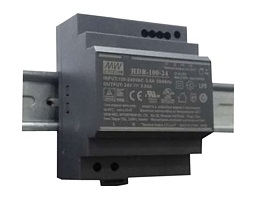 Εικόνα της HDR-100-24 DIN RAIL POWER SUPPLY 92W/24V/3.83A ULTRA SLIM STEP SHARE HDR100-24 MNW
