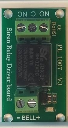 Εικόνα της Πλακέτα Relay Siren Driver 30 x 59mm 12VDC