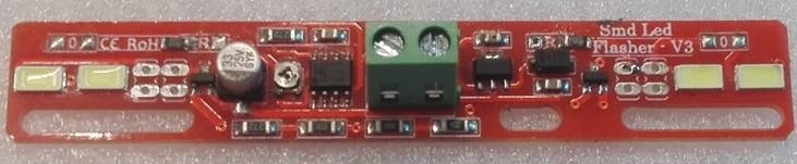 Εικόνα της Πλακέτα SMD Led Flasher με 4 Led Ισχύος