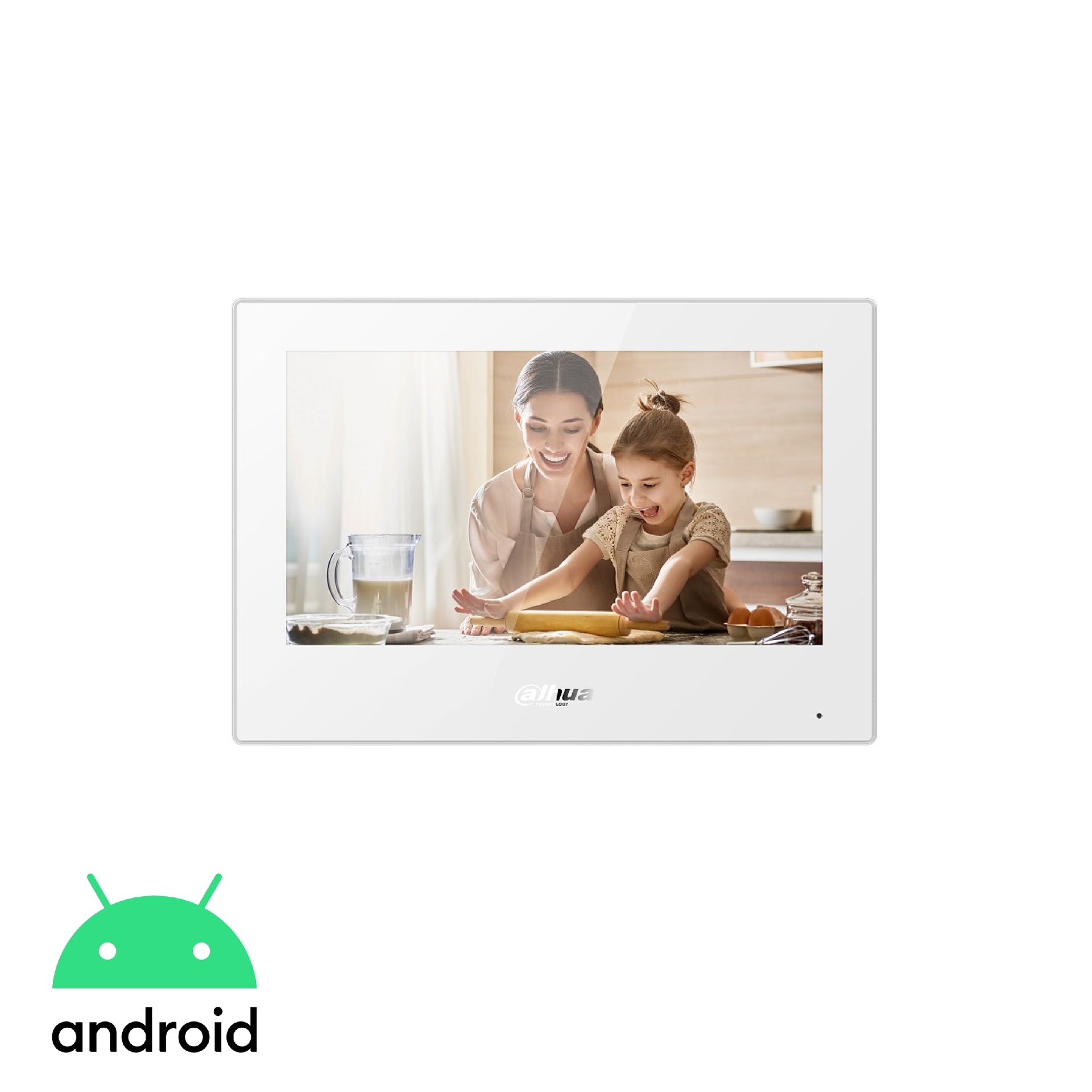 Εικόνα της VTH5321GW-W Android 7-inch Digital Indoor White Monitor Dahua