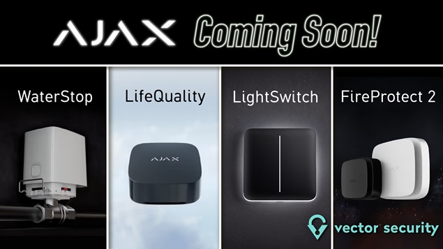 Νέα Προιόντα από AJAX Systems! Coming Soon!
