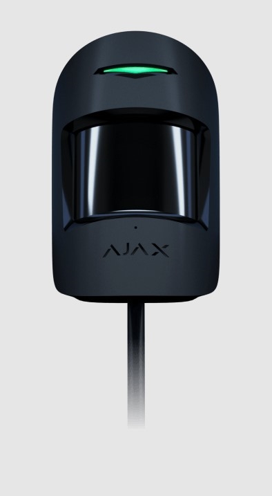 Εικόνα της Combi Protect Fibra Black Wired Motion And Break Sensor AJAX