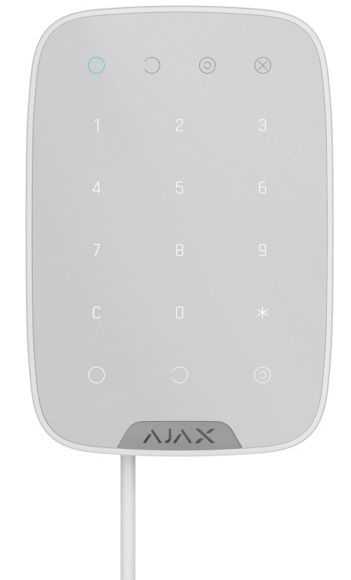 Picture of Keypad Fibra White Wired Touch Keyboard AJAX