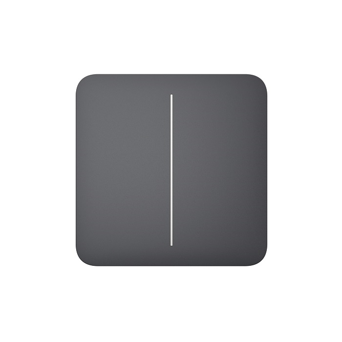 Εικόνα της Solo Button (2-Gang) [55] Graphite Button AJAX