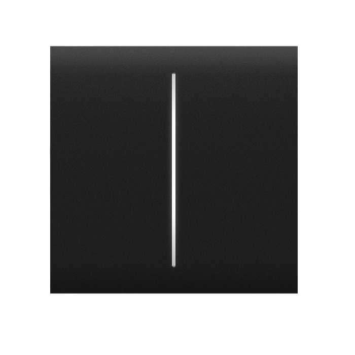 Picture of Center Button (2-Gang) [55] Black Button AJAX