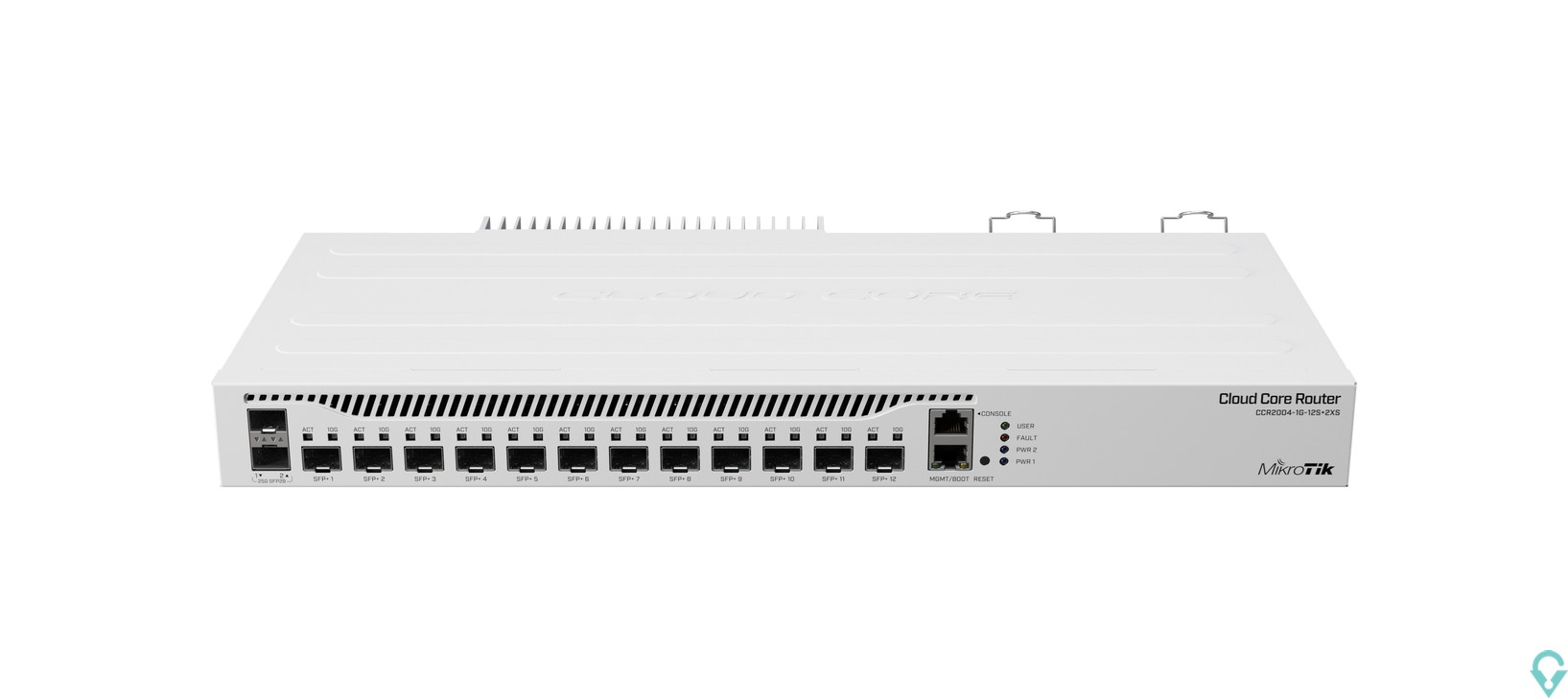 Picture of CCR2004-1G-12S+2XS Cloud Core Router, 2xSFP28, 12xSFP+, RouterOS L6 Mikrotik
