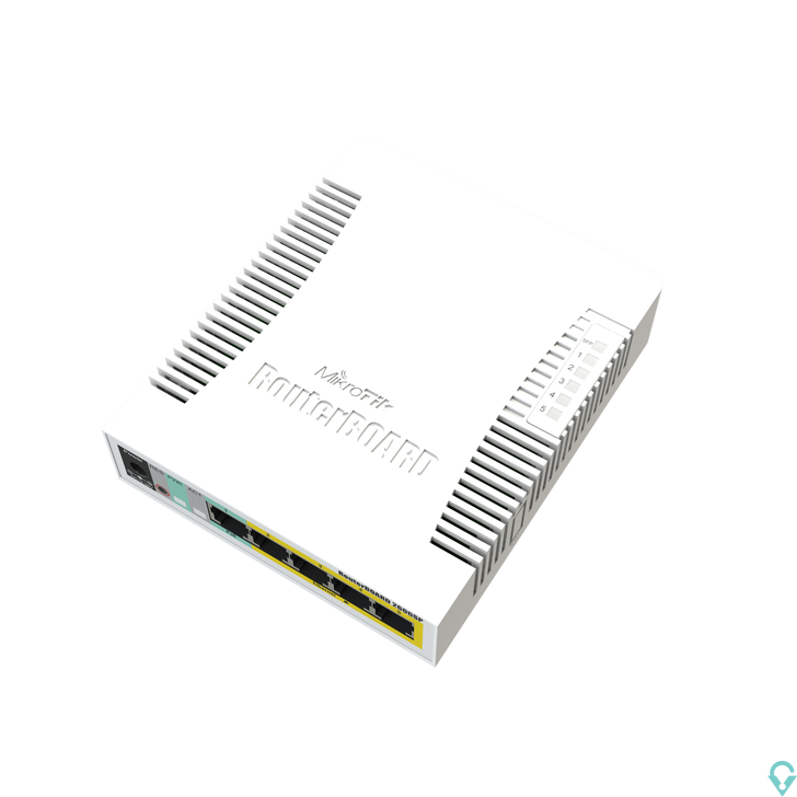 Εικόνα της CSS106-1G-4P-1S RB260GSP with 5 Gigabit ports and SFP cage, SwOS, plastic case, PSU, POE-OUT Mikrotik