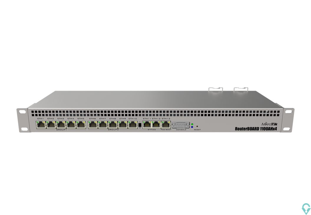 Εικόνα της RB1100x4 RouterBOARD 1100AHx4 with Annapurna Alpine AL21400 Cortex A15 CPU (4-cores, 1.4GHz per core), 1GB RAM, 13xGbit LAN, Rou