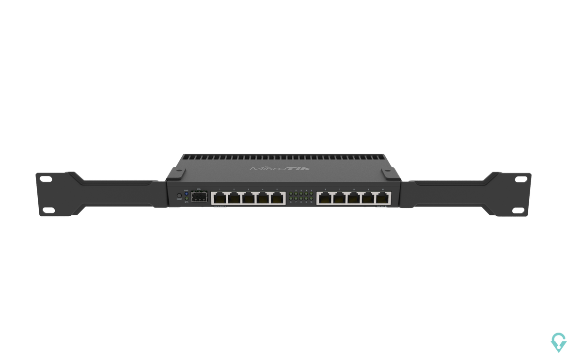 Εικόνα της RB4011iGS+RM RouterBOARD 4011iGS+ with Annapurna Alpine AL21400 Cortex A15 CPU (4-cores, 1.4GHz per core), 1GB RAM, 10xGbit LAN,