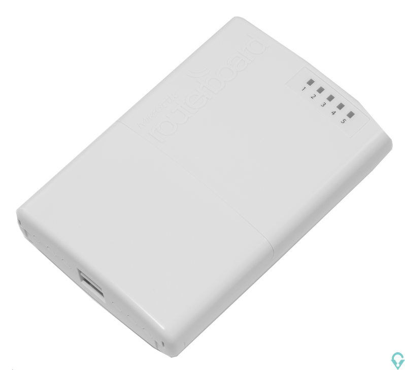 Εικόνα της RB750P-PBr2 PowerBOX with 650MHz CPU, 64MB RAM, 5xLAN (four with PoE out), RouterOS L4, outdoor case, PSU, PoE, mounting set Mik