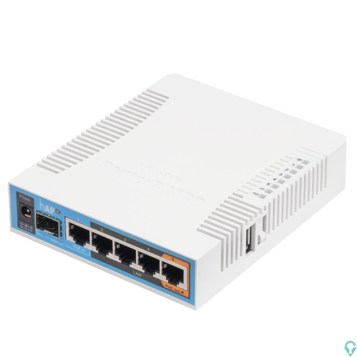 Εικόνα της RB962UiGS-5HacT2HnT hAP ac, 5x LAN, 1x SFP, RouterOS L4 Mikrotik