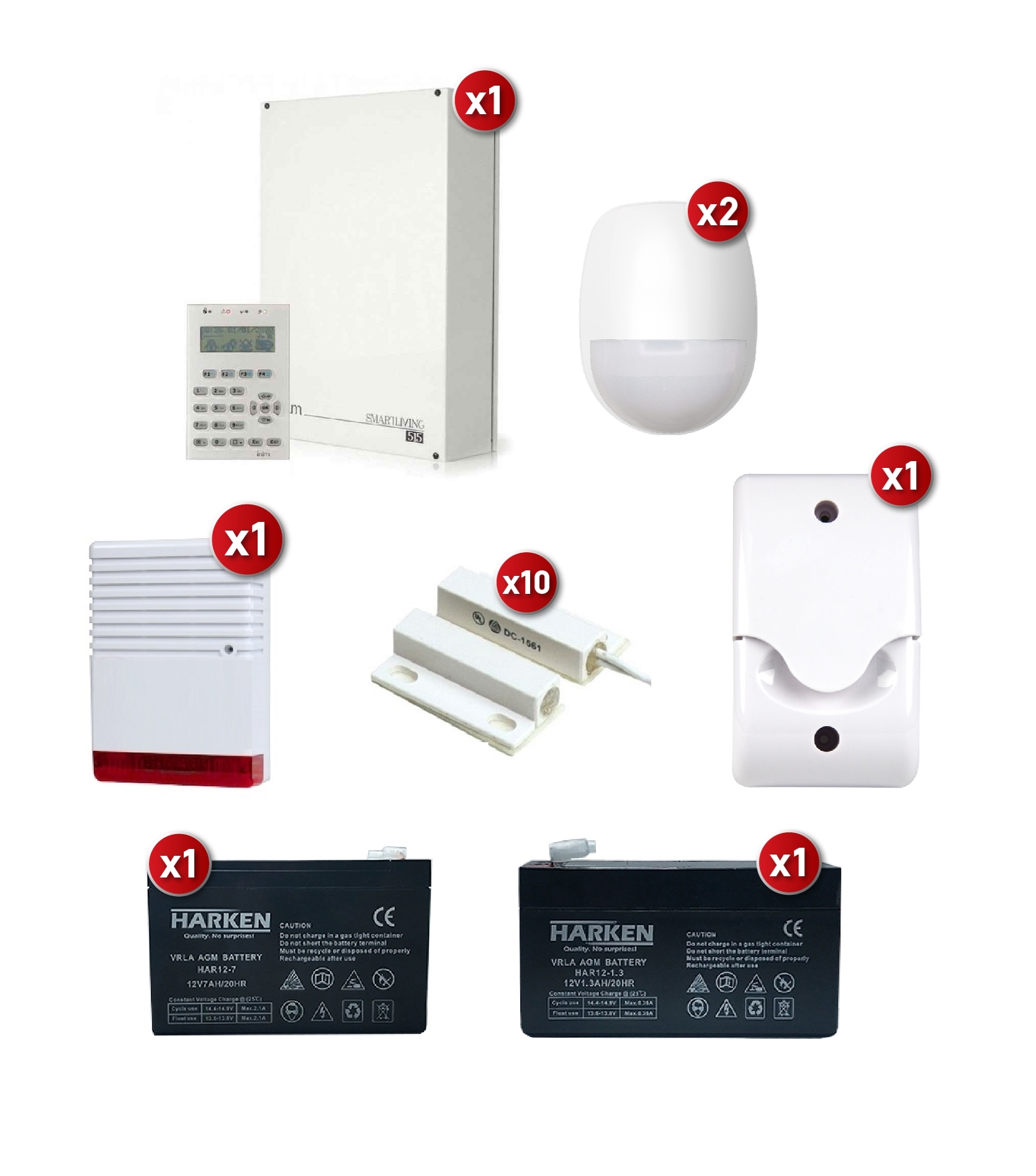 Εικόνα της Alarm Kit Inim 515 & Harken