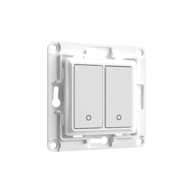 Εικόνα της Wall Switch 2-button for Smart Relays White Shelly