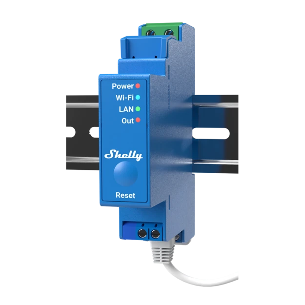 Εικόνα της Professional 1-channel DIN Rail Relay with dry contacts PRO 1 Shelly