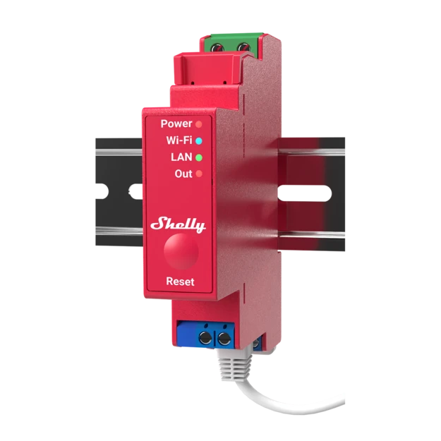 Εικόνα της Professional 1-channel DIN Rail Relay with power metering PRO 1PM Shelly